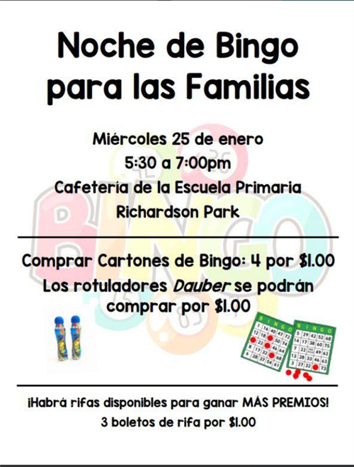 Family Bingo Night